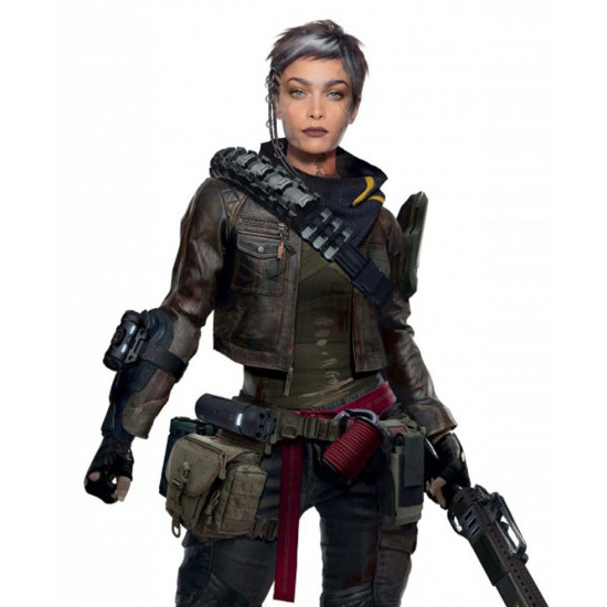 Cyberpunk 2077 Nomad Brown Cropped Jacket Cyberpunk 2077 Nomad Brown Cropped Jacket