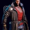  	Cyberpunk 2077 Placide Belted Brown Leather Game Coat
