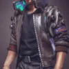  	Cyberpunk 2077 Bomber Leather Jacket