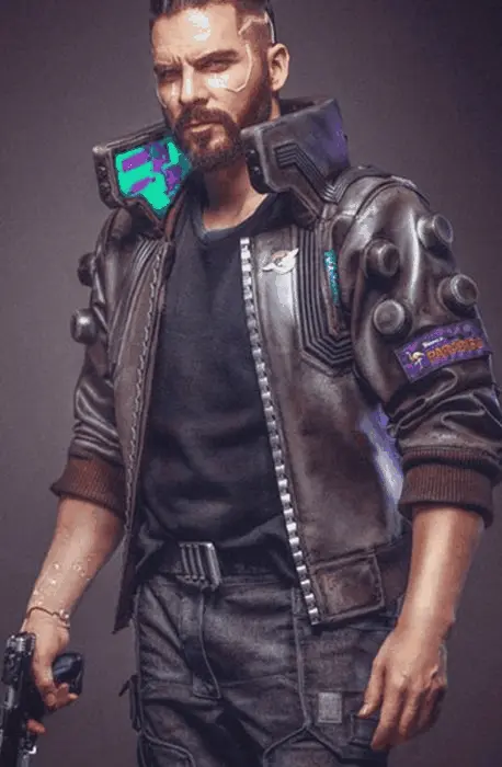 Cyberpunk 2077 Bomber Leather Jacket | MK Jackets