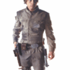 Movie Star Wars Luke Skywalker Distressed Jacket