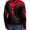 Star Wars Ray Park Red and Black Darth Maul Leather Jacket 2