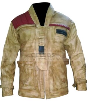 Star Wars Finn John Boyega Distressed Jacket 1