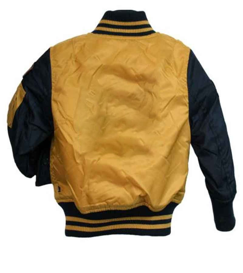 Top Gun Yellow Kids MA-1 Bomber Jacket Top Gun Yellow Kids MA-1 Bomber Jacket 2