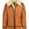 Top Gun Sheepskin B3 Brown Bomber Jacket 1
