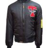 Top Gun Kids MA-1 Tomcat Black Bomber Jacket 1
