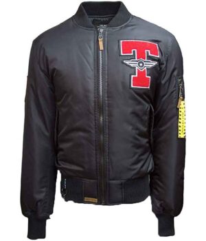 Top Gun Kids MA-1 Tomcat Black Bomber Jacket 1