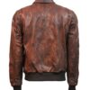 Top Gun Flying Tigers Brown Leather Jacket 2