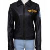 Kelly McGillis Top Gun Bomber Leather Jacket 1