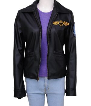 Top Gun Kelly McGillis Leather Jacket 1