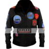 Top Gun Tom Cruise Bomber Leather Jacket 1