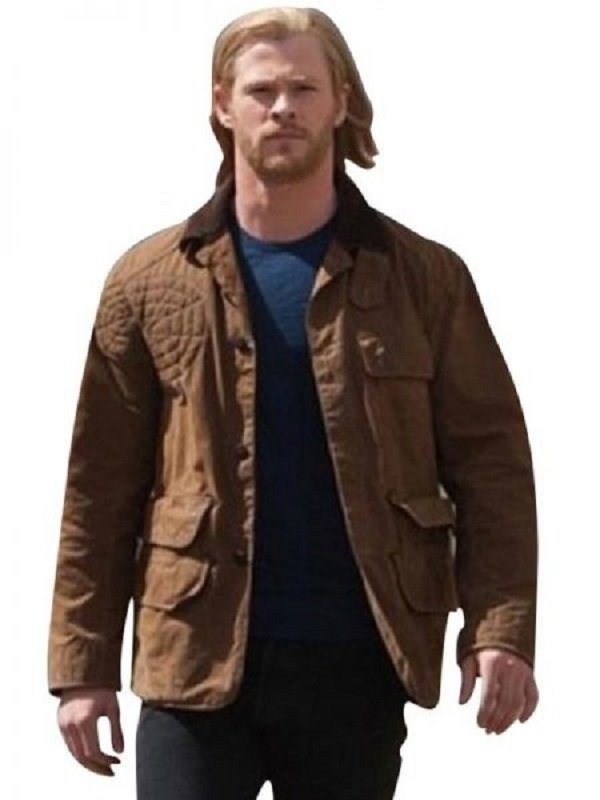 Chris Hemsworth Thor Ragnarok Jacket Chris-Hemsworth-Thor-Ragnarok-Brown-Jacket