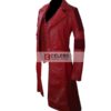Civil War Scarlet Witch Red Leather Costume 4