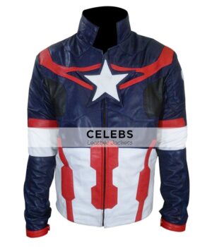 Avengers Age of Ultron Chris Evans Leather Jacket