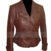 Captain America First Avenger Hayley Atwell Brown Jacket 3