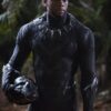 Chadwick Boseman Captain America Civil War TChalla Black Jacket 1