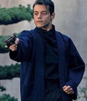 Rami Malek No Time to Die Safin Blue Coat