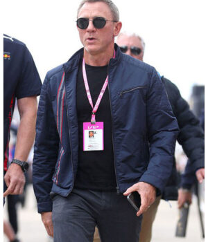 No time to Die Daniel Craig Blue Jacket 1