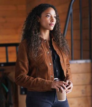 Big Sky TV Series 2020 Kylie Bunbury Suede Jacket 1
