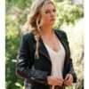 Big Sky Katheryn Winnick Black Biker Leather Jacket 1