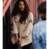 Big Sky 2020 Kylie Bunbury Beige Jacket 1