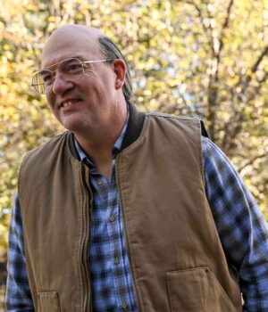 Big Sky 2020 John Carroll Lynch Brown Vest 1