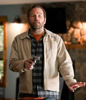 Big Sky Dallas Roberts White Cotton Jacket 1