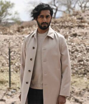 Big Sky Vinny Chhibber White Trench Coat 1