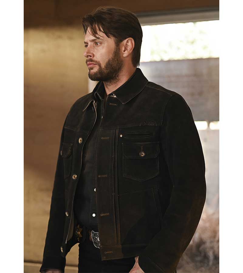 Big Sky 2020 Jensen Ackles Black Suede Jacket Big Sky 2020 Jensen Ackles Black Suede Jacket 2