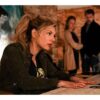 Big Sky Katheryn Winnick Green Suede Jacket 3