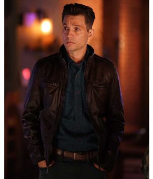 Big Sky Logan Marshall Brown Leather Jacket 1