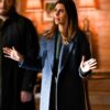 Big Sky 2020 Jamie Lynn Sigler Blue Wool Coat 1