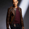 Lucifer TV Series Dan Espinoza Brown Leather Jacket