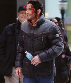 Lucifer Tom Ellis Puffer Jacket 1