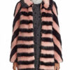Riverdale S05 Jessica Stripped Fur Coat