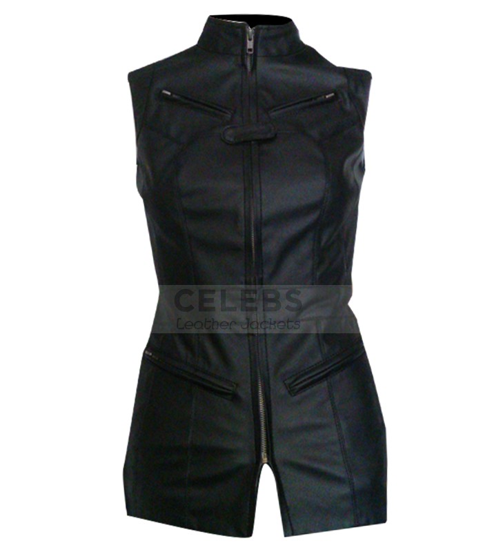 Melinda May Agents of S.H.I.E.L.D Black Sleeveless Vest Melinda May Agents of S.H.I.E.L.D Black Sleeveless Vest 2