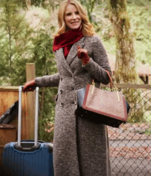 Virgin River Joey Barnes Gray Trench Coat