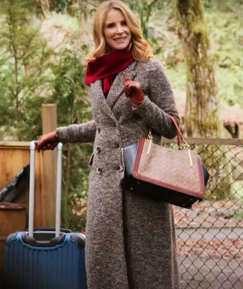 Virgin River Joey Barnes Gray Trench Coat Virgin River Joey Barnes Gray Trench Coat