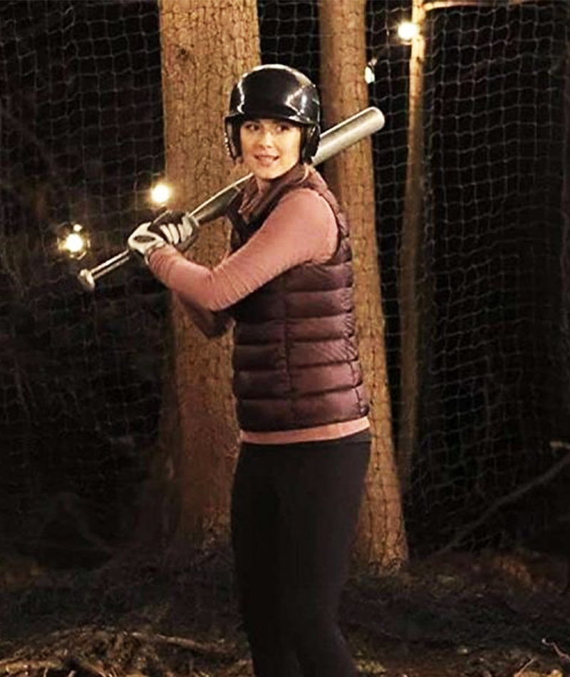 Virgin River TV Series Melinda Monroe Maroon Puffer Vest Virgin River TV Series Melinda Monroe Maroon Puffer Vest