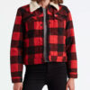 Tokio Plaid Sherpa Jacket