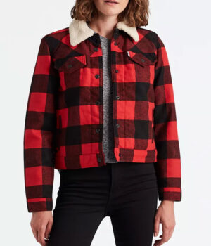 Tokio Plaid Sherpa Jacket