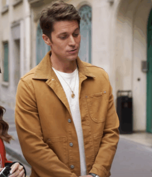 Emily in Paris Gabriel Brown Jacket 1
