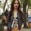 Emily In Paris Lily Collins Bomber Jacket 2