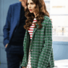 Emily in Paris Emily Cooper Green Coat 1