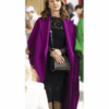 Emily in Paris Sylvie Grateau Purple Trench Coat