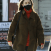 Emily In Paris Season 02 Emily Cooper Brown Wool Jacket 1