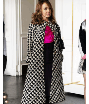 Emily In Paris Sylvie Grateau Checkered Coat
