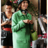 Emily In Paris Lily Collins Multi-Pocket Green Coat 1