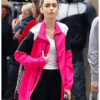 Emily In Paris Season 2 Lily Collins Cooper Pink Jacket