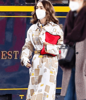 Emily In Paris Season 2 Lily Collins Coat